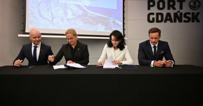 W Gdańsku podpisano umowy na przebudowę Nabrzeża Wiślanego i budowy terminalu Agro
