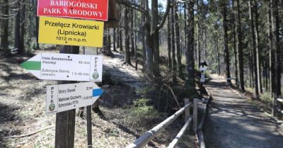 Turyści odwiedzają Babią Górę przez cały rok i przez całą dobę